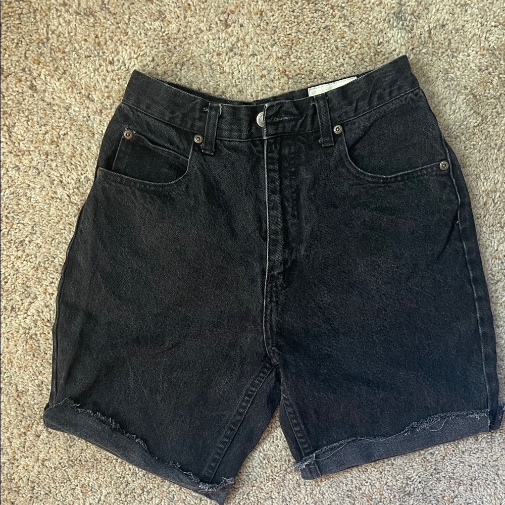 Eddie Bauer Vintage Black Jean Shorts